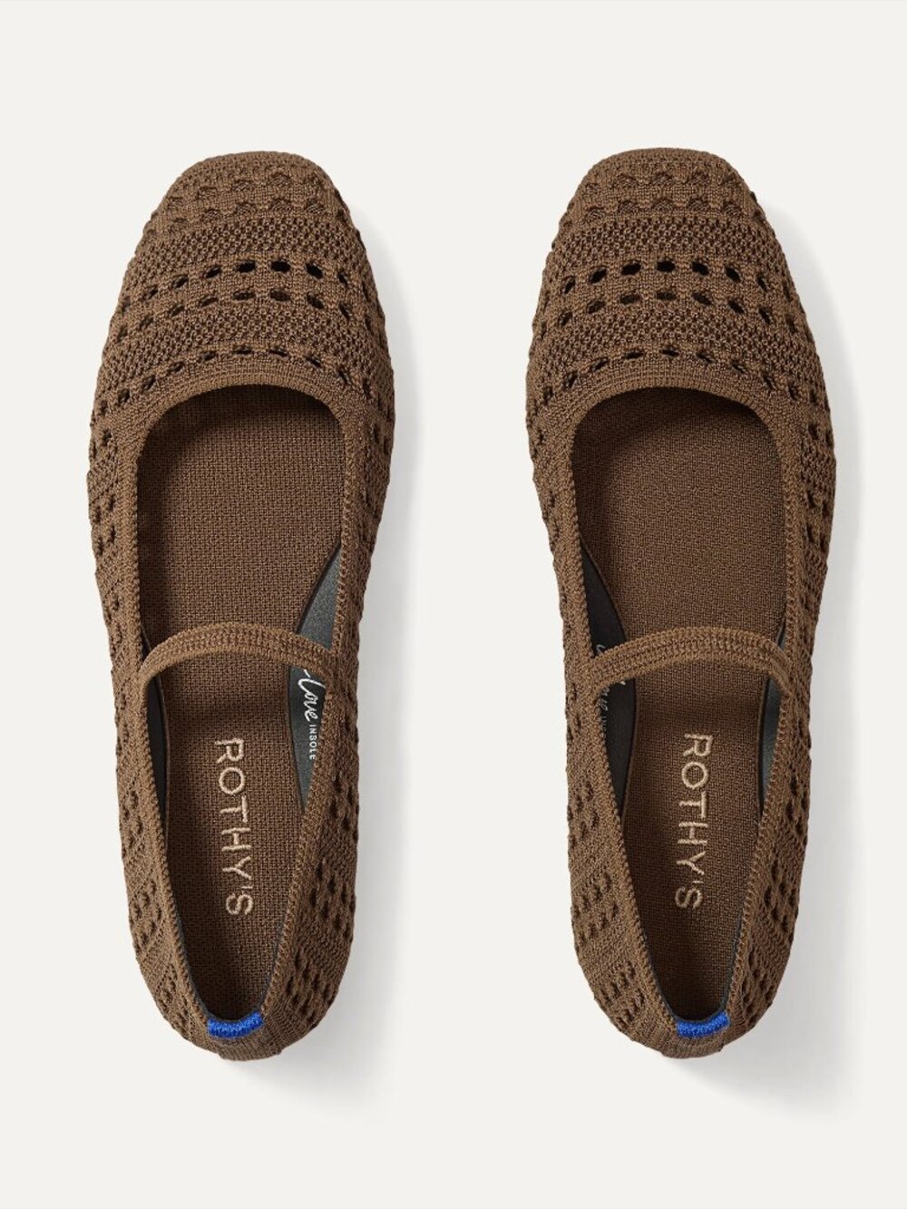 Rothy's The Max Square Mary Jane - Cinnamon Crochet Size 7.5